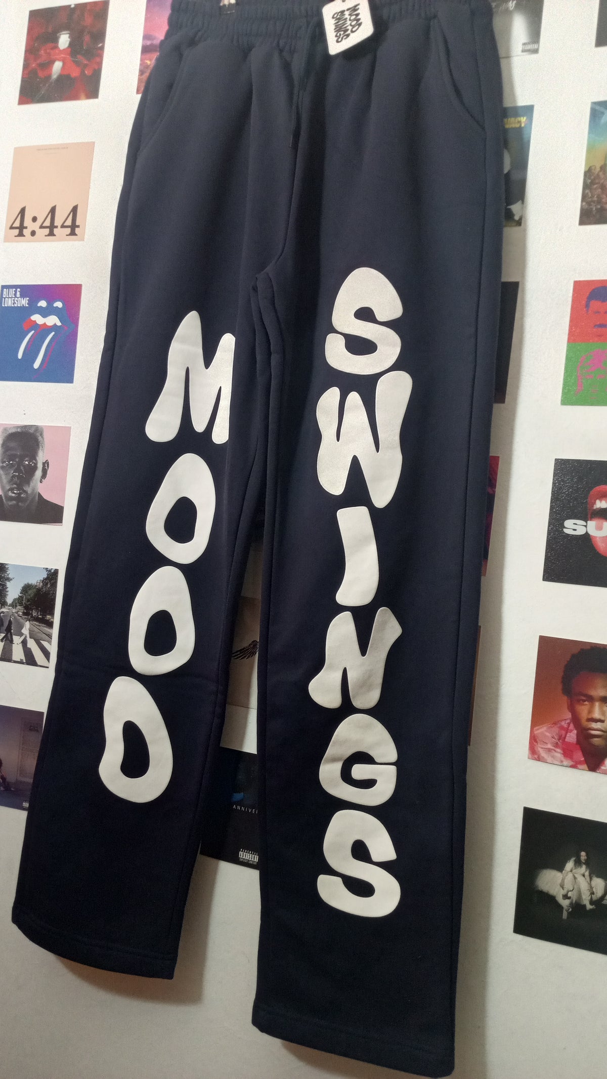 Mood Swings Puff Logo Sweatpants - Azul Marino