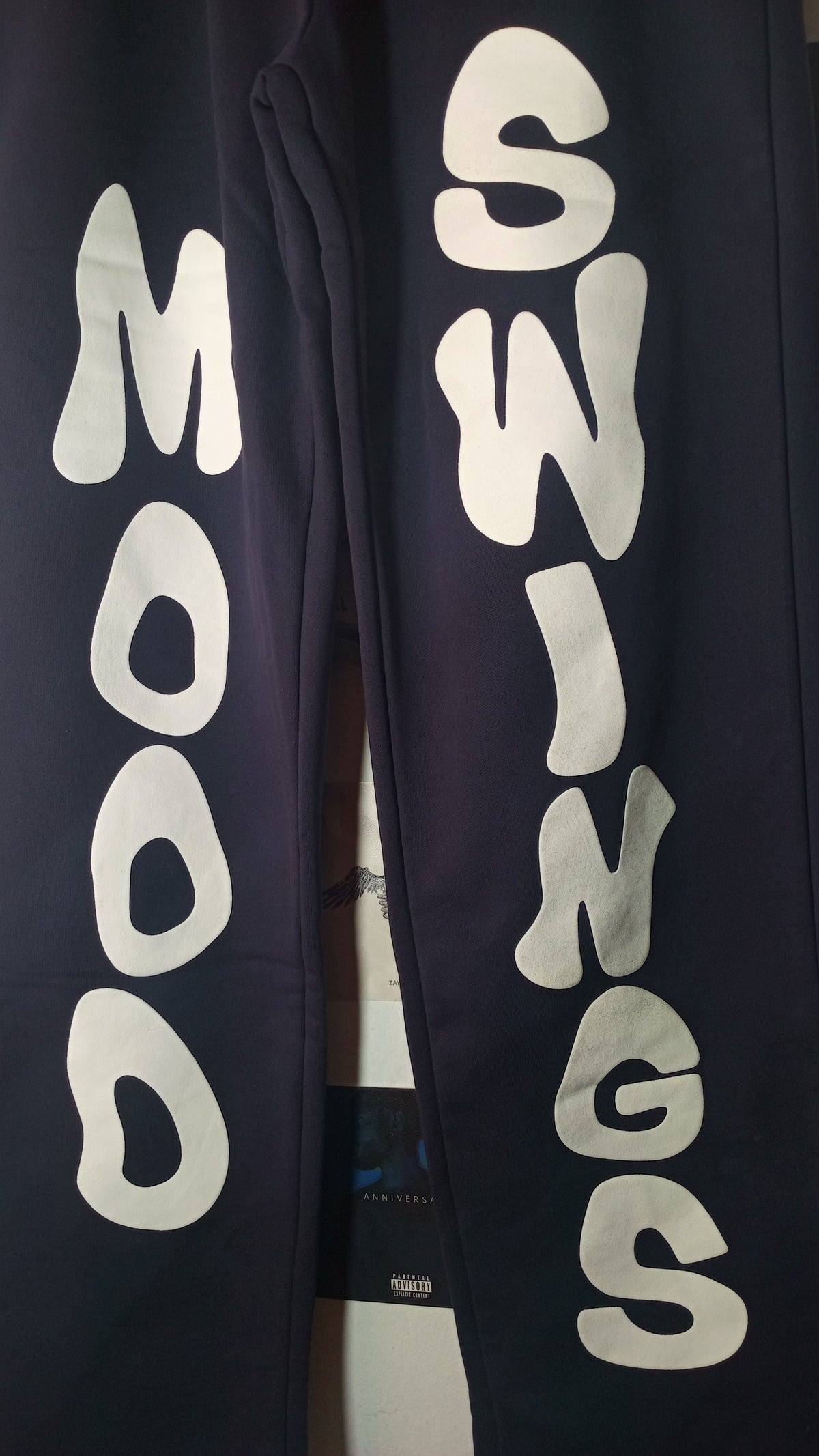 Mood Swings Puff Logo Sweatpants - Azul Marino