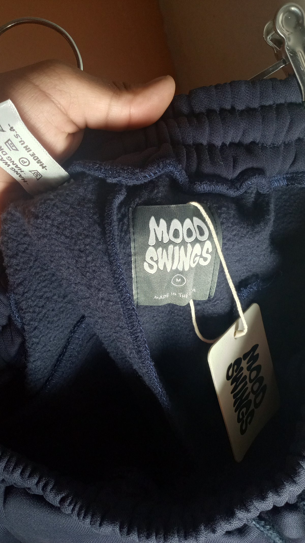Mood Swings Puff Logo Sweatpants - Azul Marino