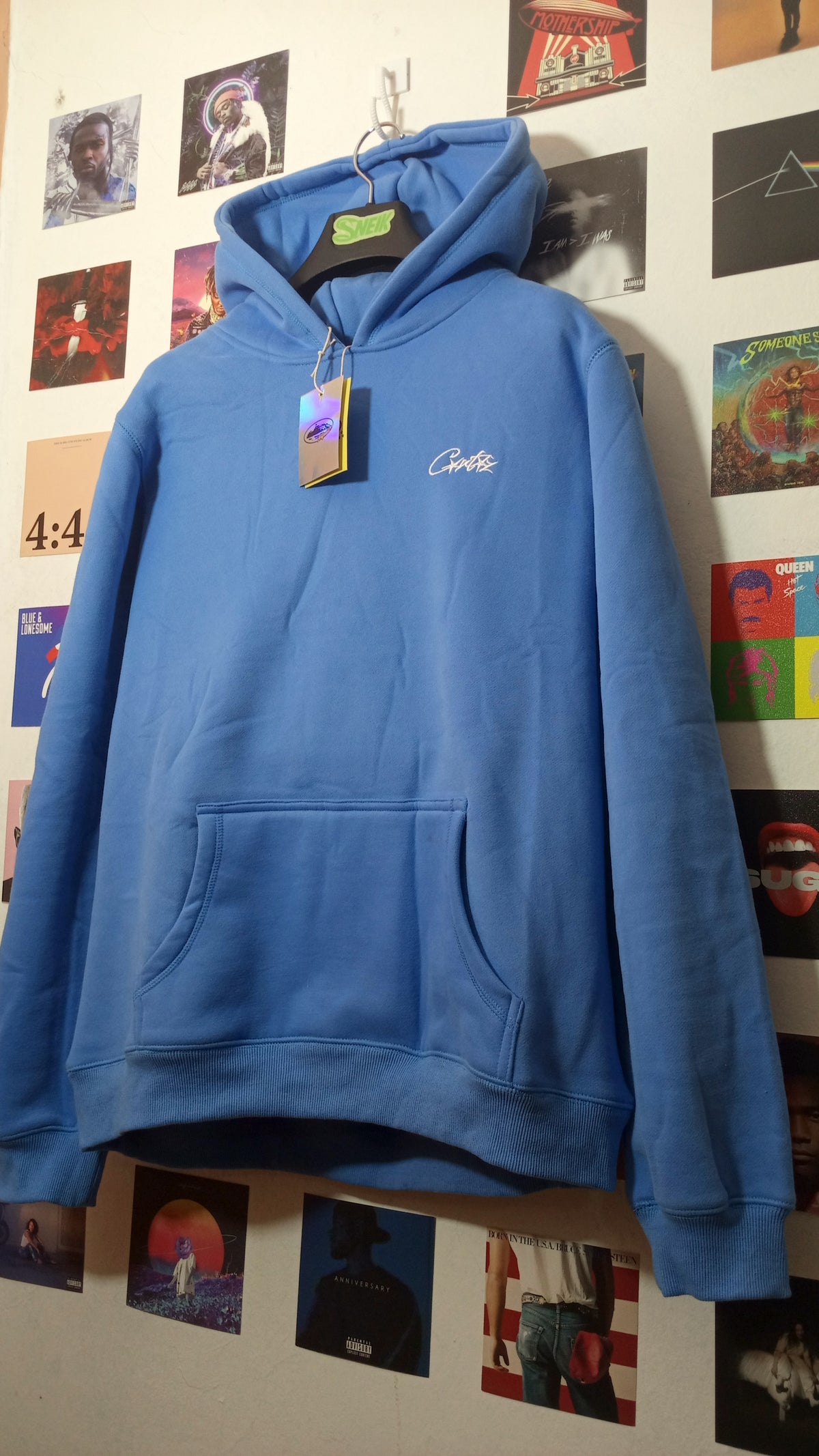 Corteiz Alcatraz Hoodie - Celeste