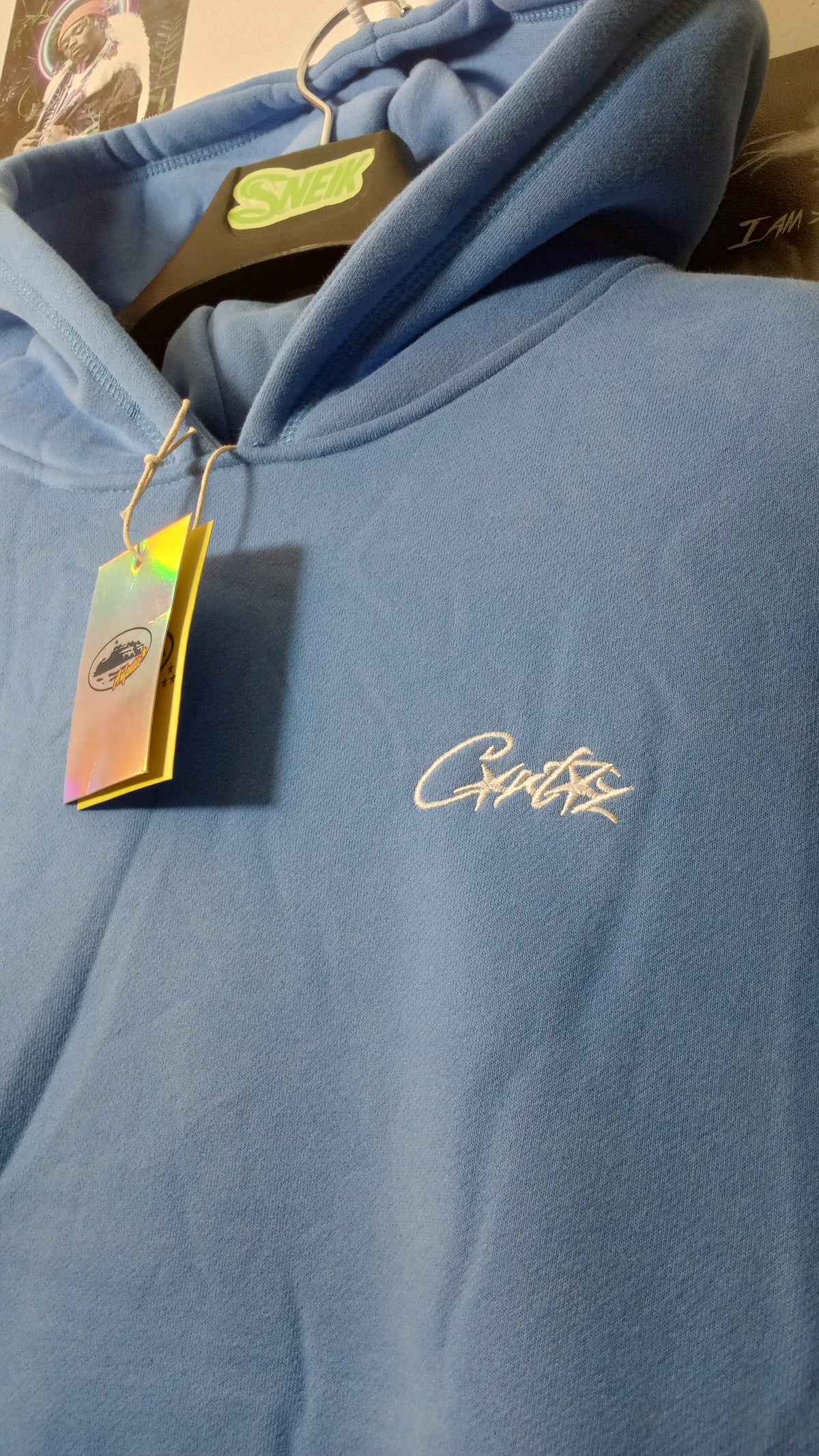 Corteiz Alcatraz Hoodie - Celeste