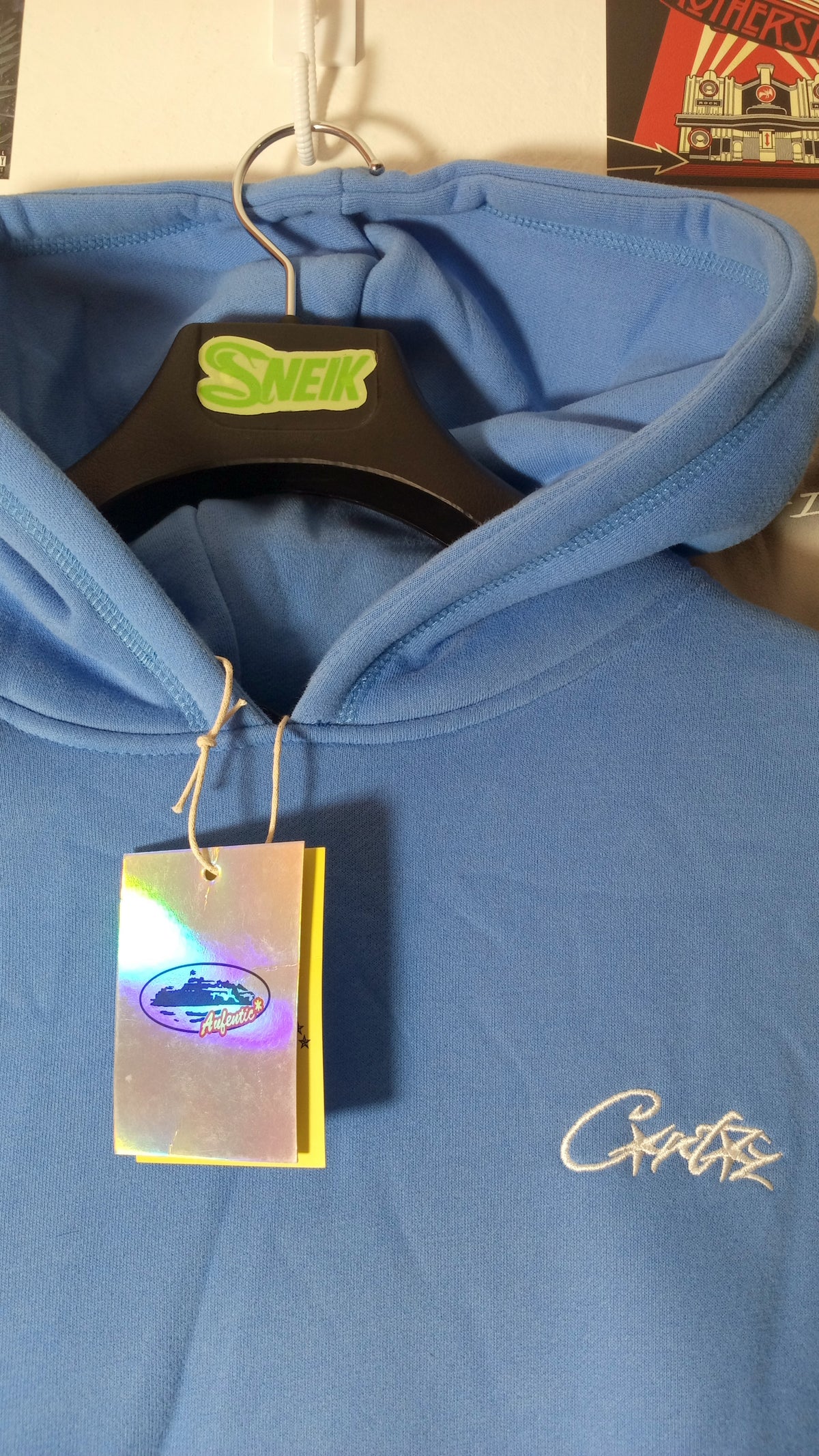 Corteiz Alcatraz Hoodie - Celeste