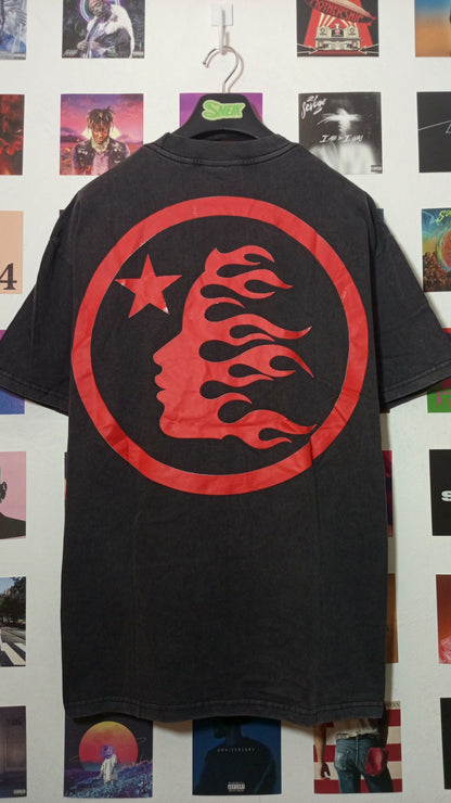 Hellstar Sport Logo Gel Tee - Black/Red