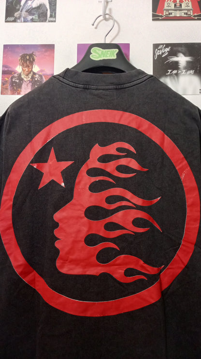 Hellstar Sport Logo Gel Tee - Black/Red