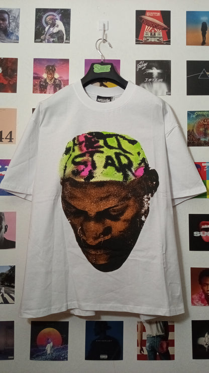 Hellstar RODMAN Tee - Blanca/Verde/Rosa