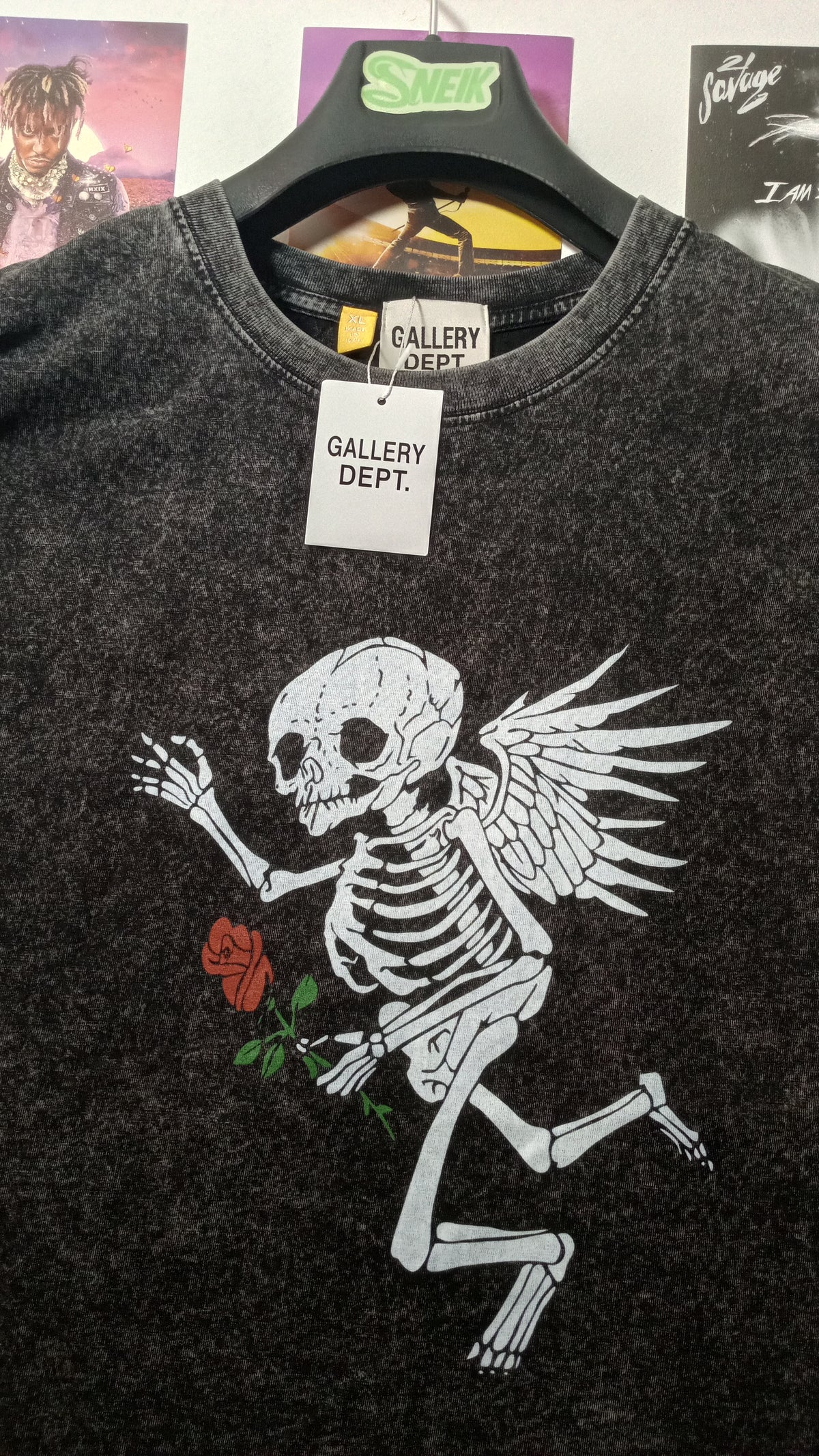 Gallery Dept. Skull Angel Tee - Negra