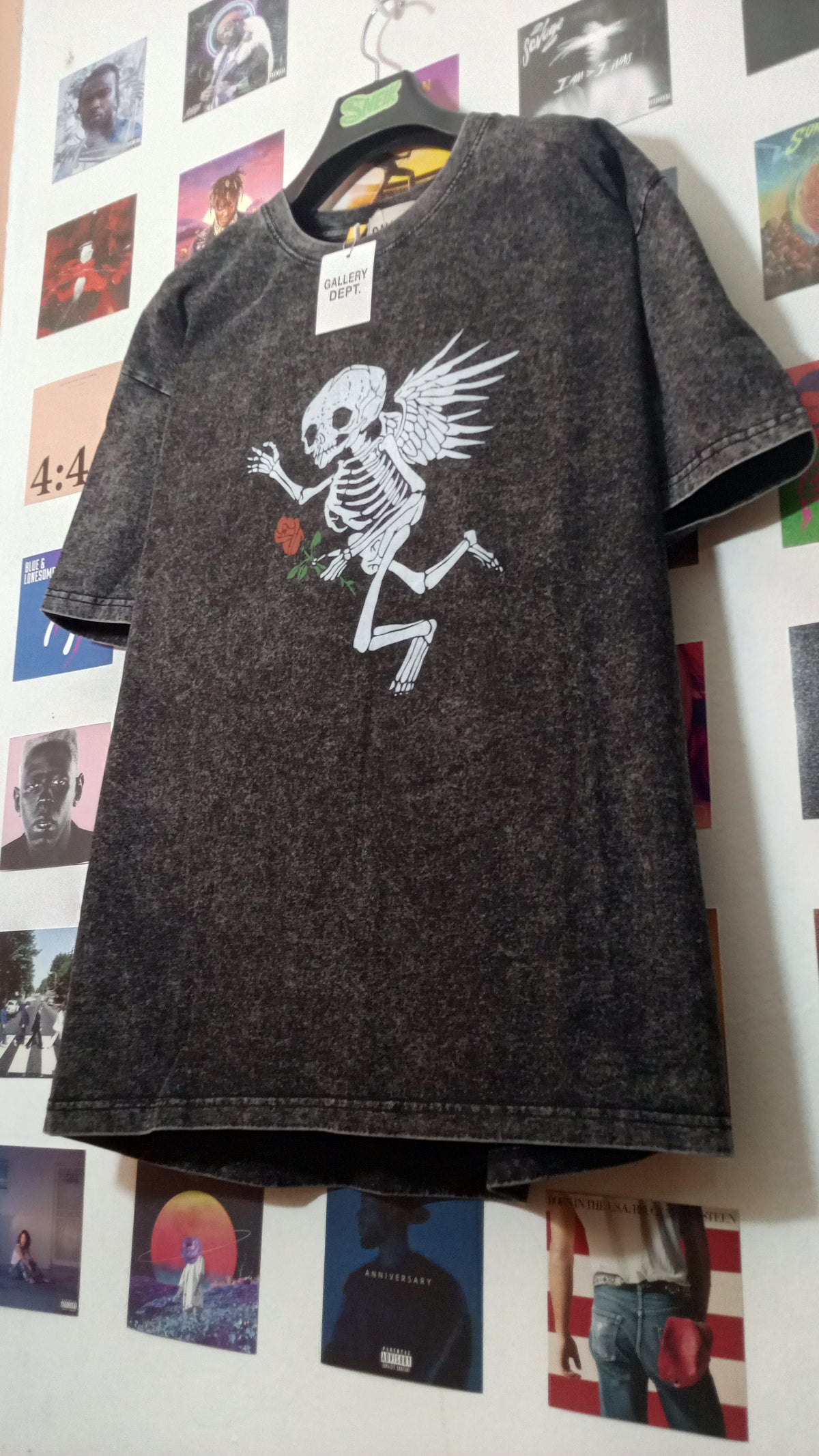 Gallery Dept. Skull Angel Tee - Negra
