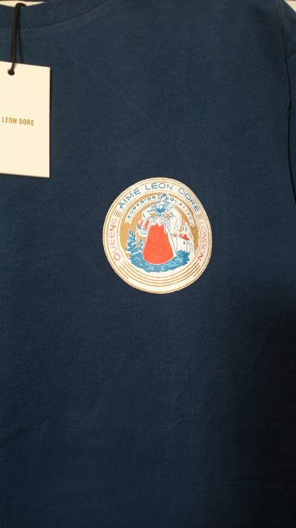 Aimé Leon Dore Queens Patch Tee - Azul Marino