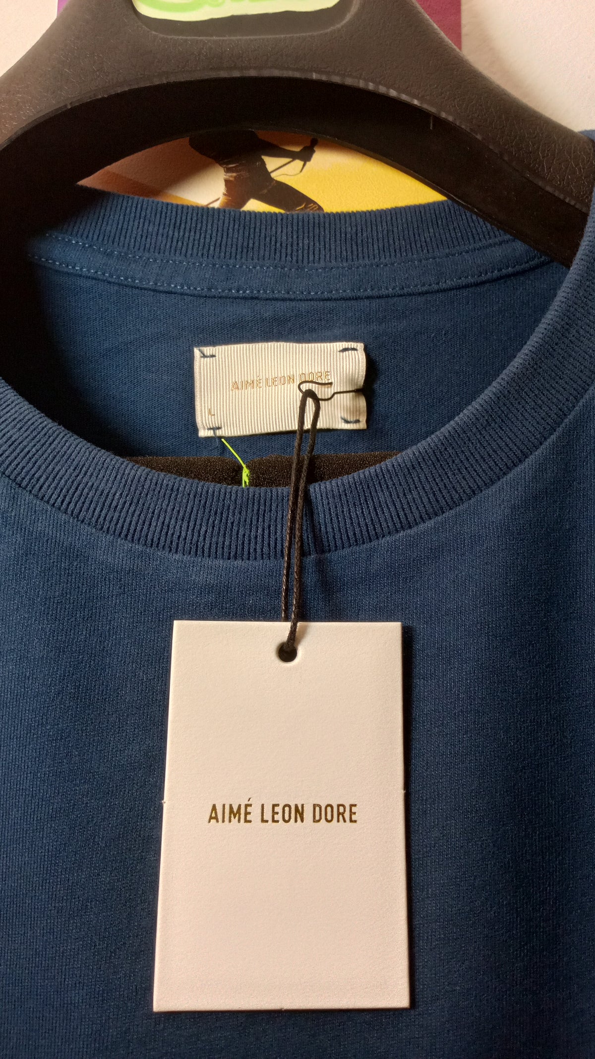 Aimé Leon Dore Queens Patch Tee - Azul Marino