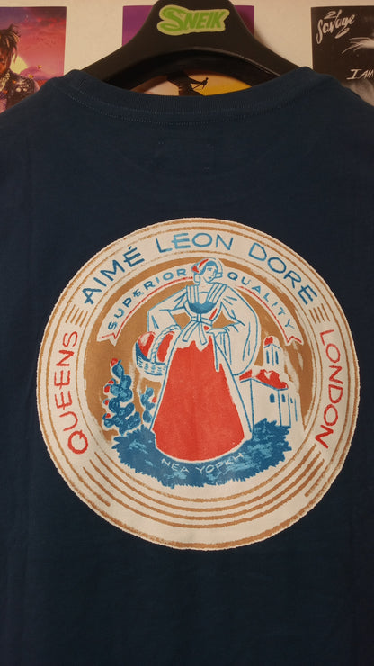 Aimé Leon Dore Queens Patch Tee - Azul Marino