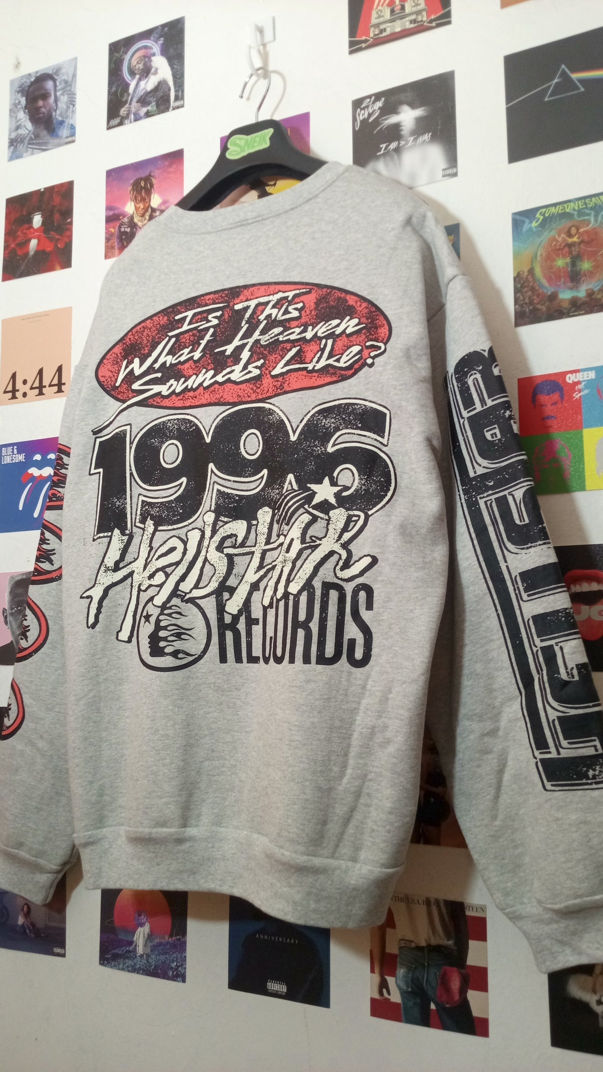 Hellstar Screaming Flame Crewneck - Gris