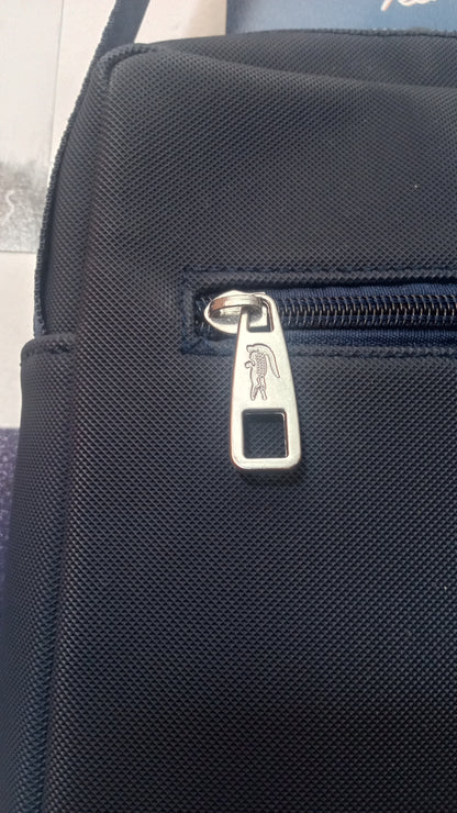 Lacoste Flat Crossover Bag - Negro