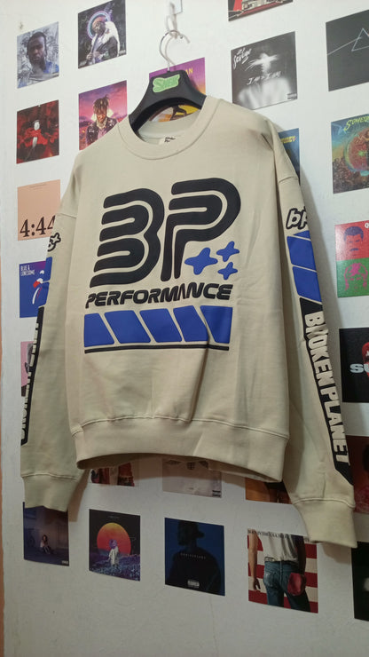 Broken Planet BP Performance Crewneck - Beige