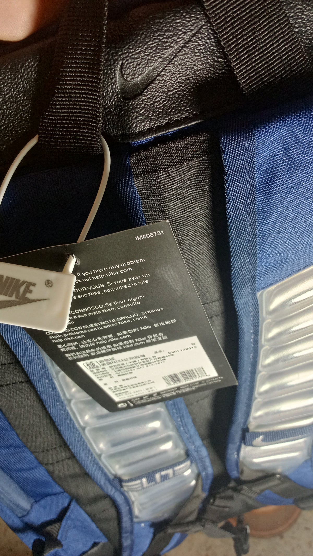 Nike Elite Pro Mochila - Azul Marino
