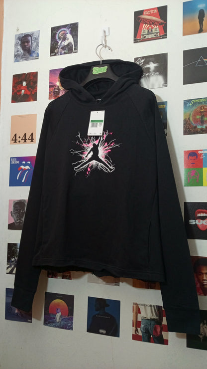 Jordan Jumpman Lightning Hoodie - Negro/Rosa