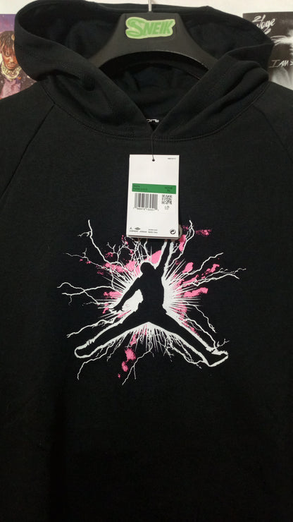 Jordan Jumpman Lightning Hoodie - Negro/Rosa