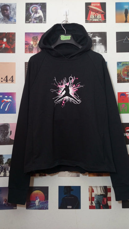 Jordan Jumpman Lightning Hoodie - Negro/Rosa