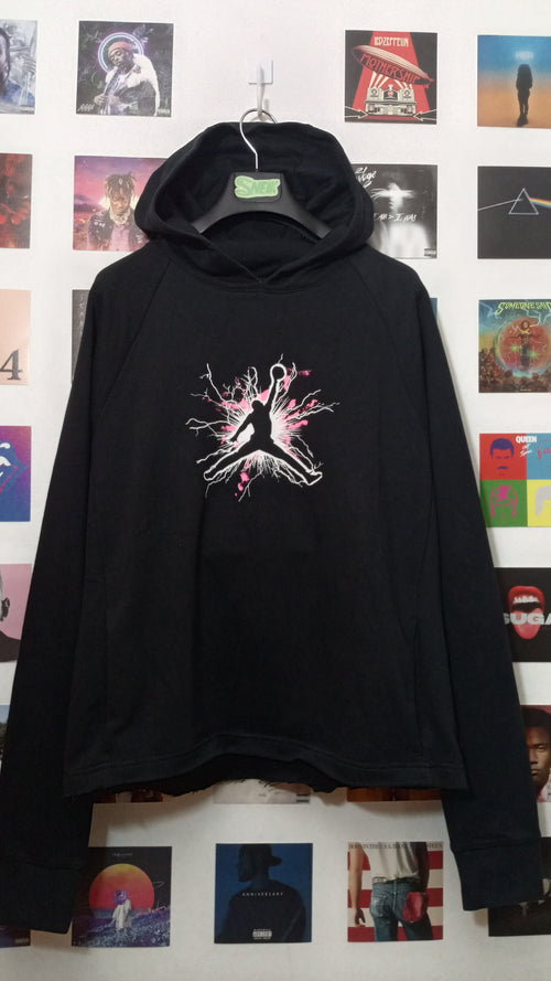 Jordan Jumpman Lightning Hoodie - Negro/Rosa