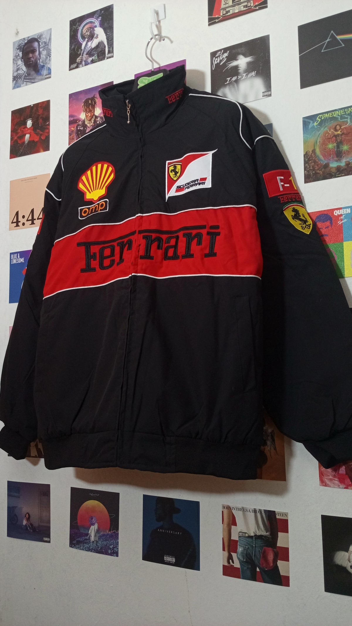 Ferrari Scuderia Racing Jacket - Negra