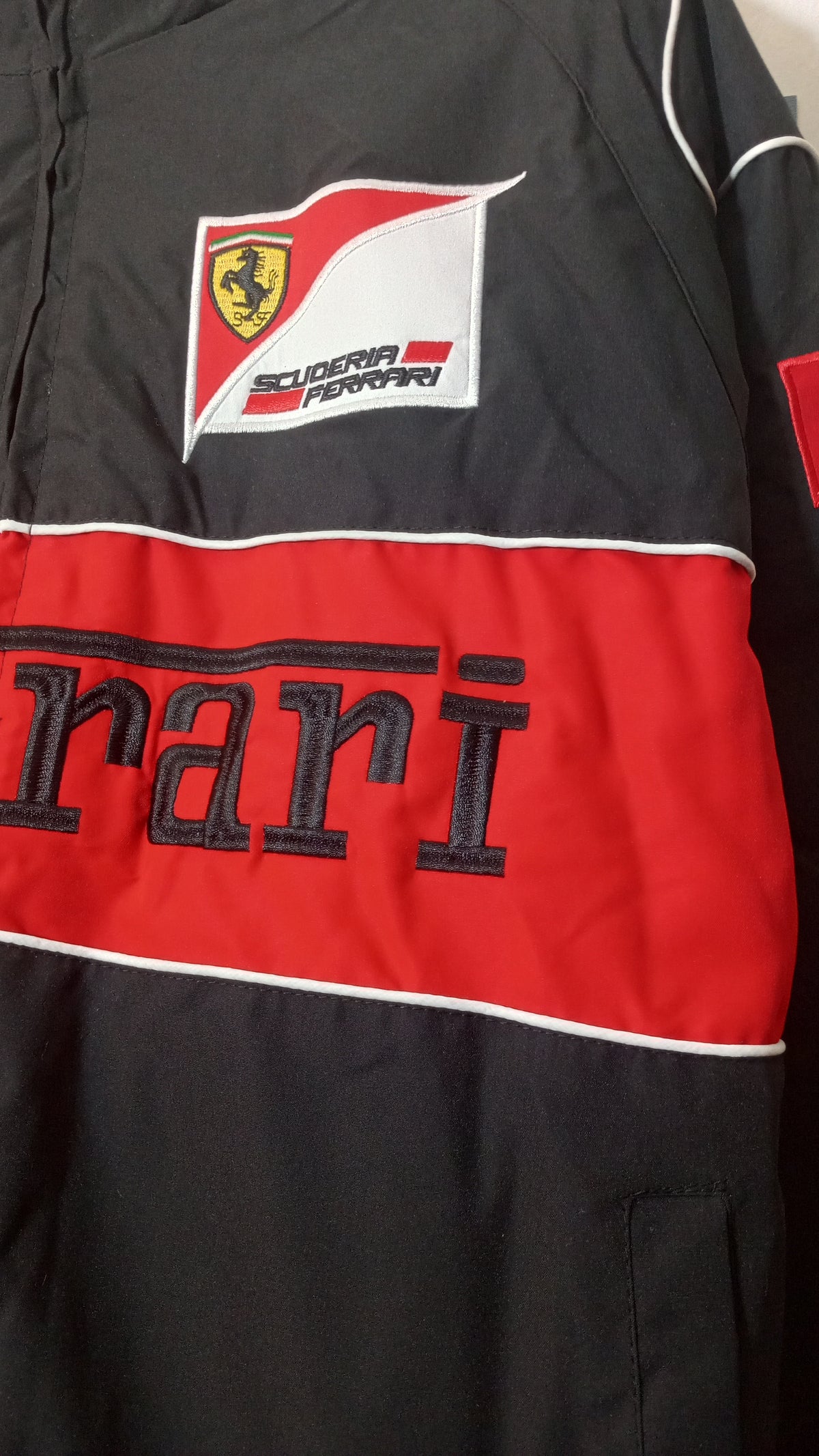Ferrari Scuderia Racing Jacket - Negra