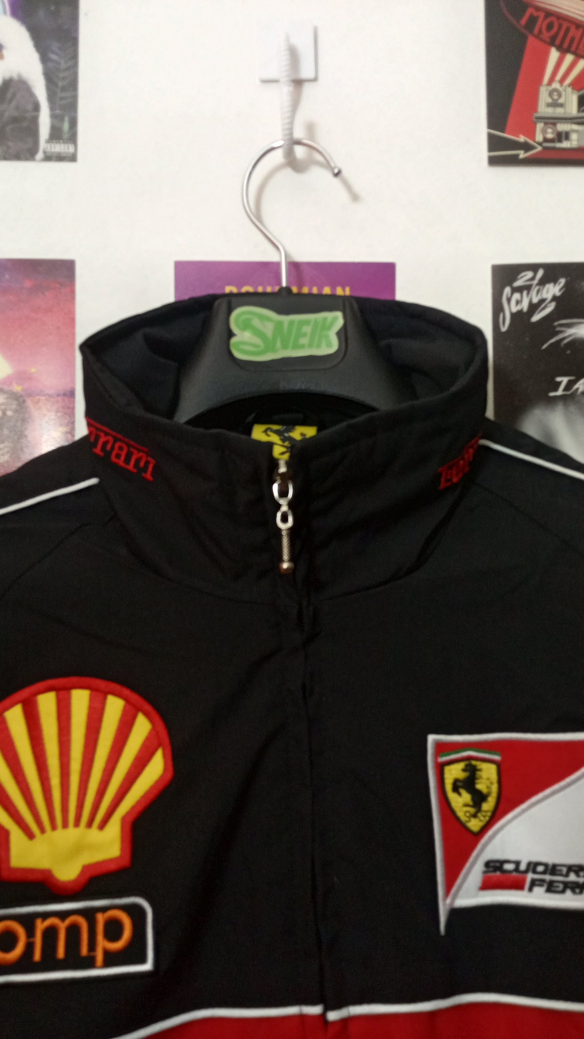 Ferrari Scuderia Racing Jacket - Negra