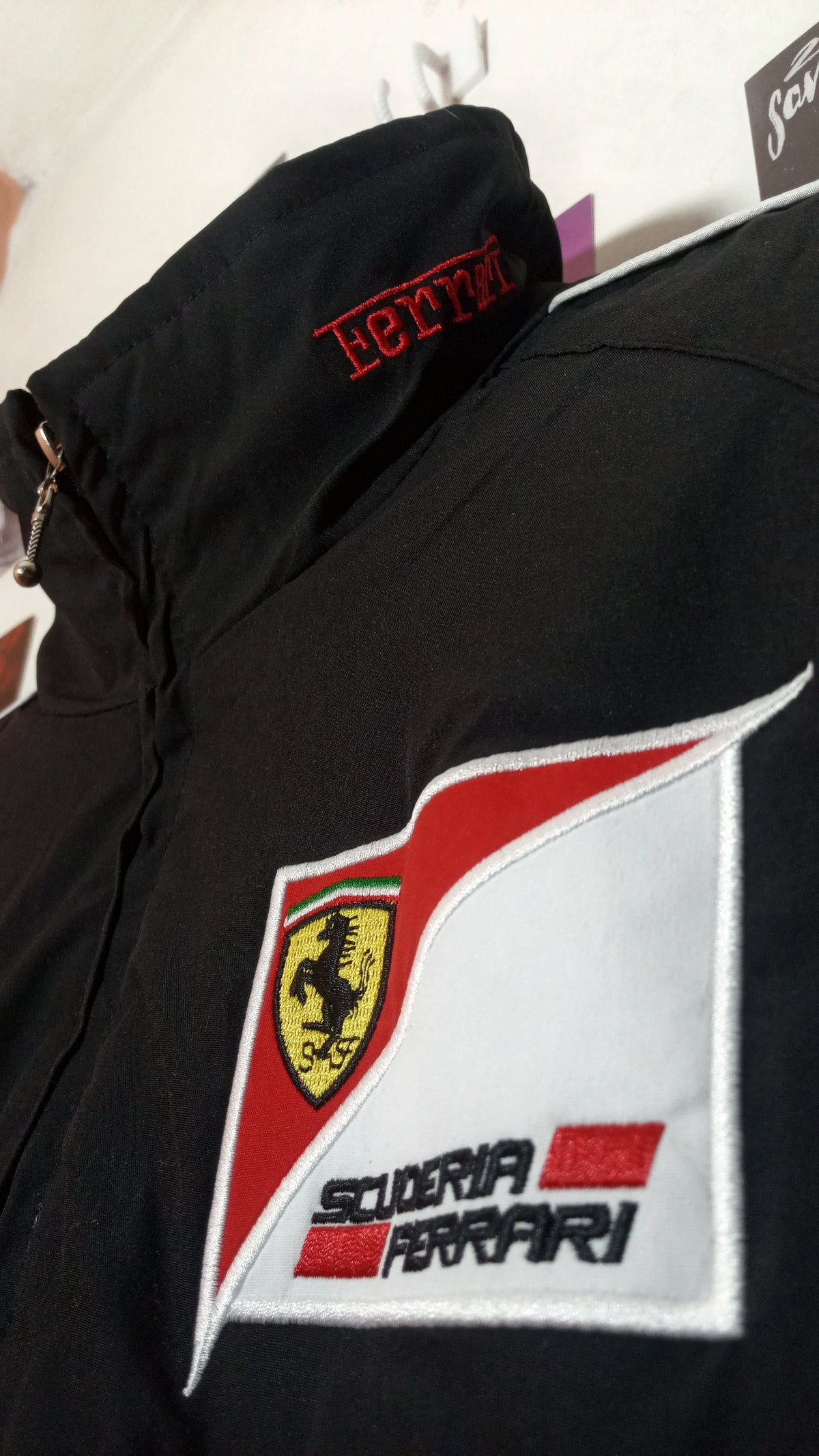 Ferrari Scuderia Racing Jacket - Negra