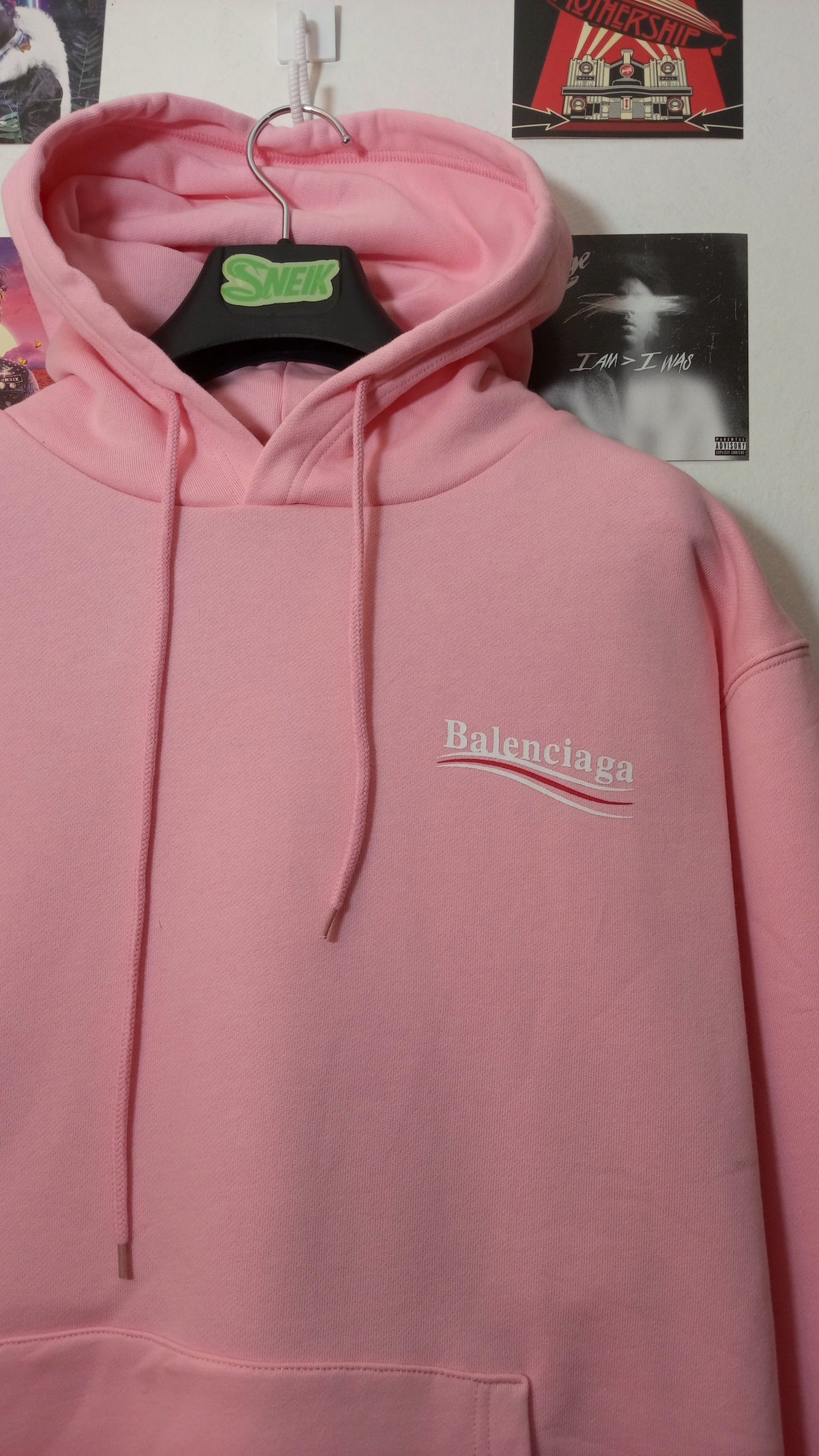 Balenciaga Political Campaign Hoodie - Rosa