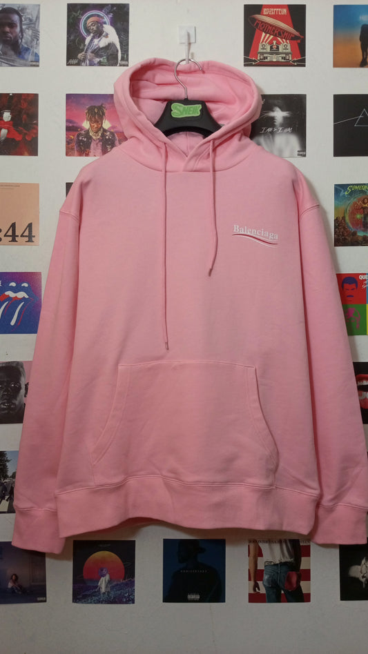 Balenciaga Political Campaign Hoodie - Rosa
