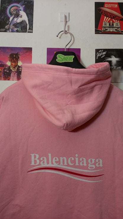 Balenciaga Political Campaign Hoodie - Rosa