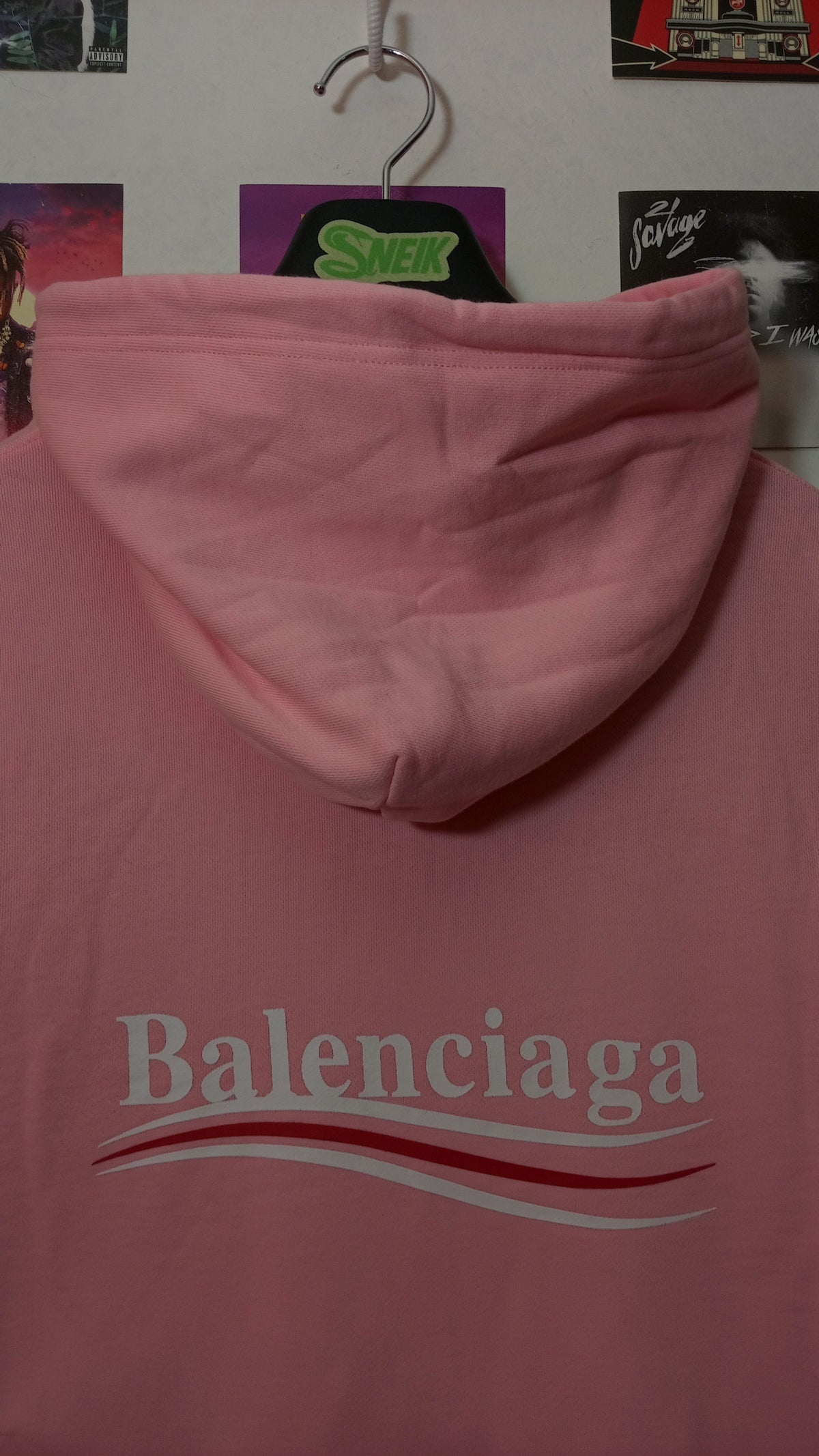Balenciaga Political Campaign Hoodie - Rosa