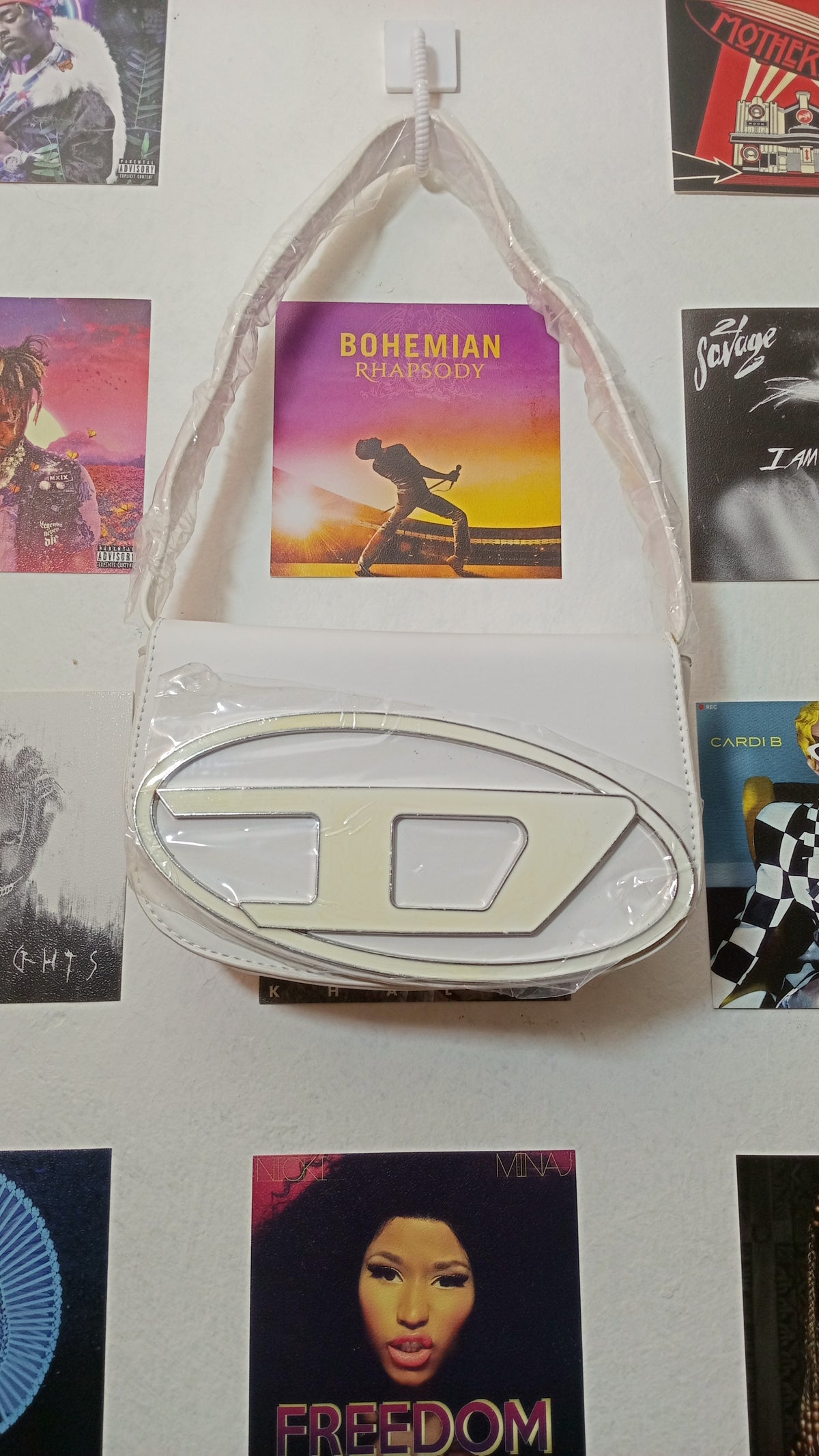 Diesel 1DR Bolso de Hombro - Blanco