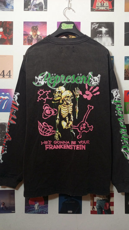Represent Frankenstein Longsleeve - Negra Vintage