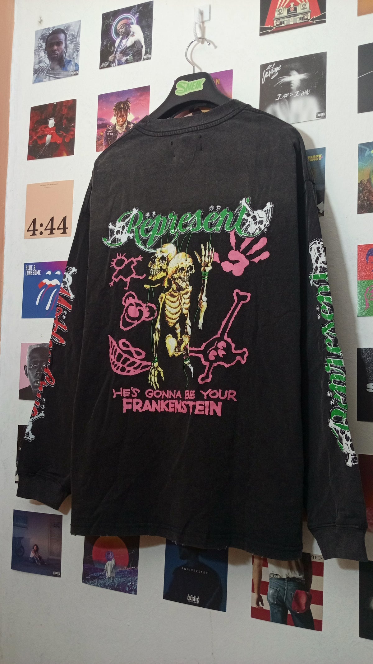 Represent Frankenstein Longsleeve - Negra Vintage