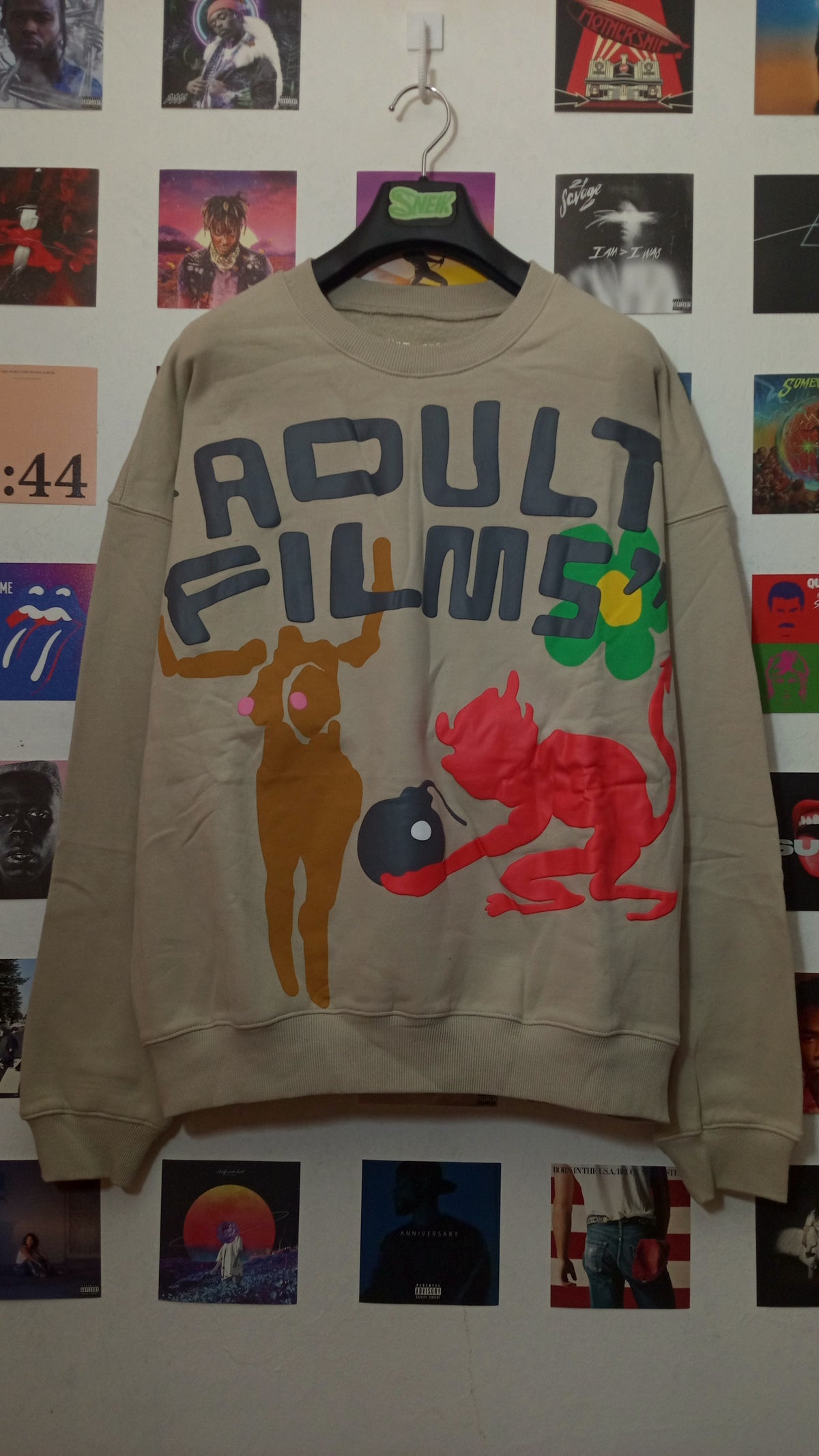 Adult Films Crewneck - Beige