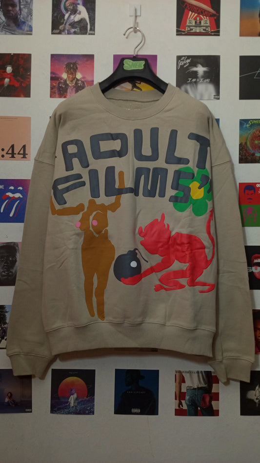 Adult Films Crewneck - Beige