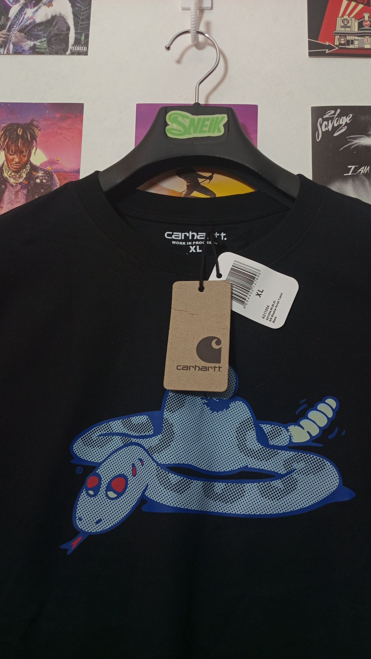 Carhartt WIP Snake Tee - Negra