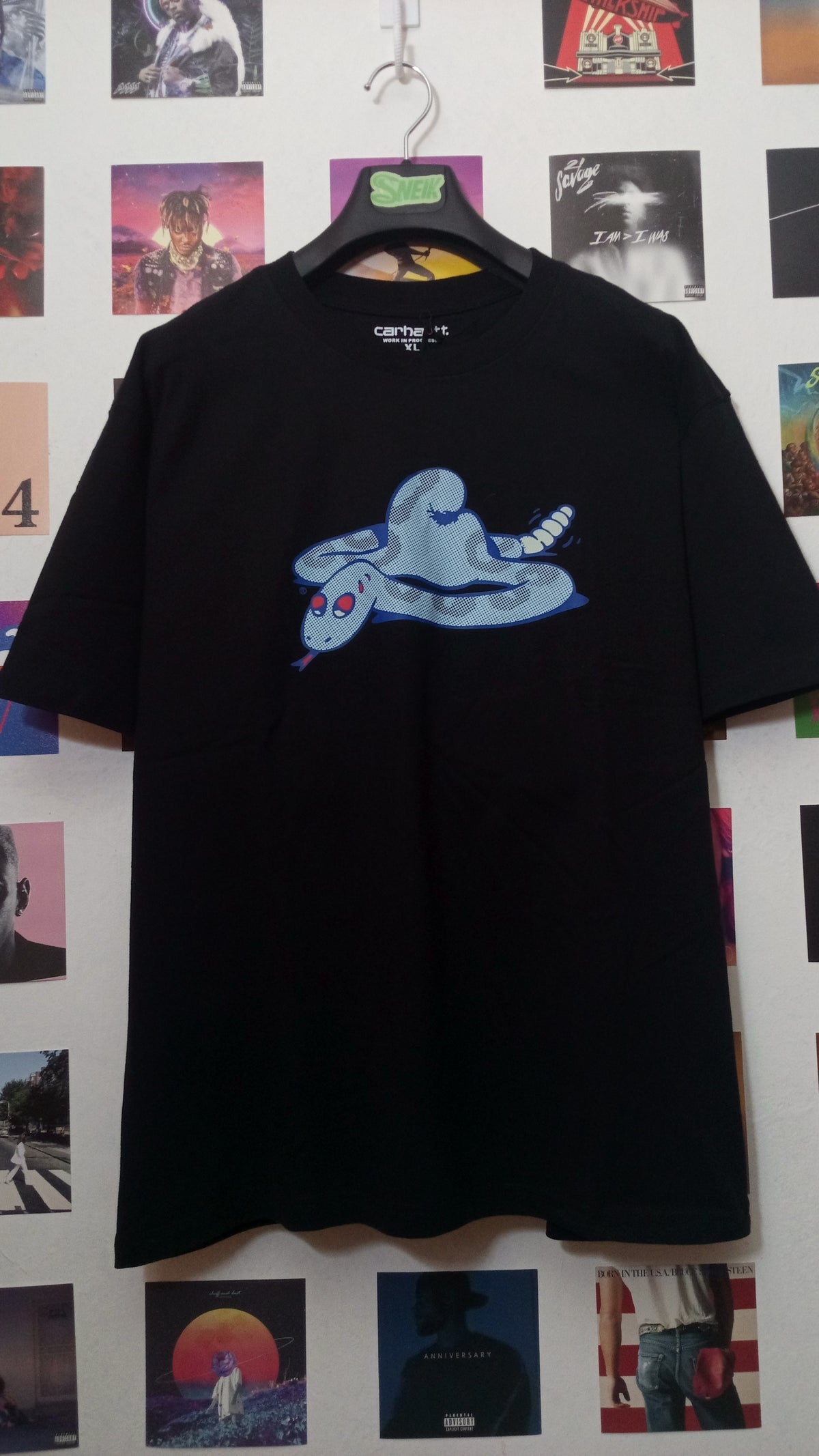 Carhartt WIP Snake Tee - Negra