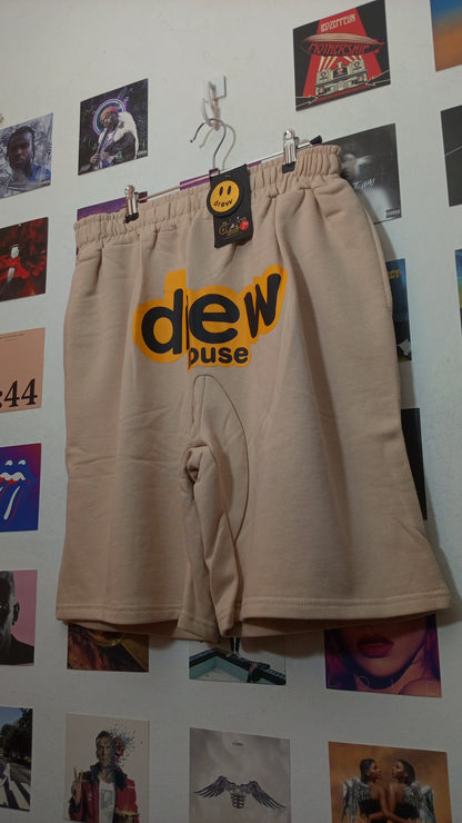 Drew House Logo Bermuda - Beige