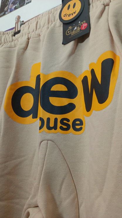 Drew House Logo Bermuda - Beige