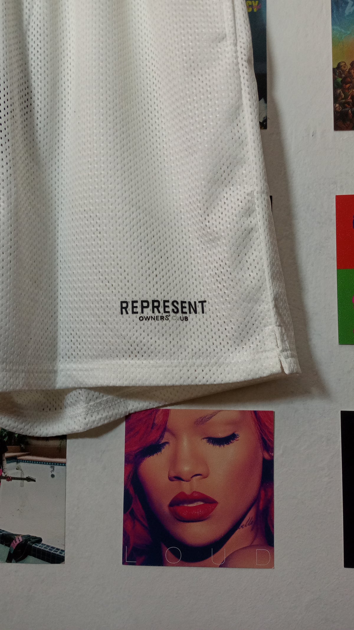 Represent Owners Club Mesh Short - Blanco
