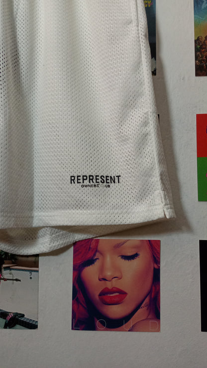 Represent Owners Club Mesh Short - Blanco