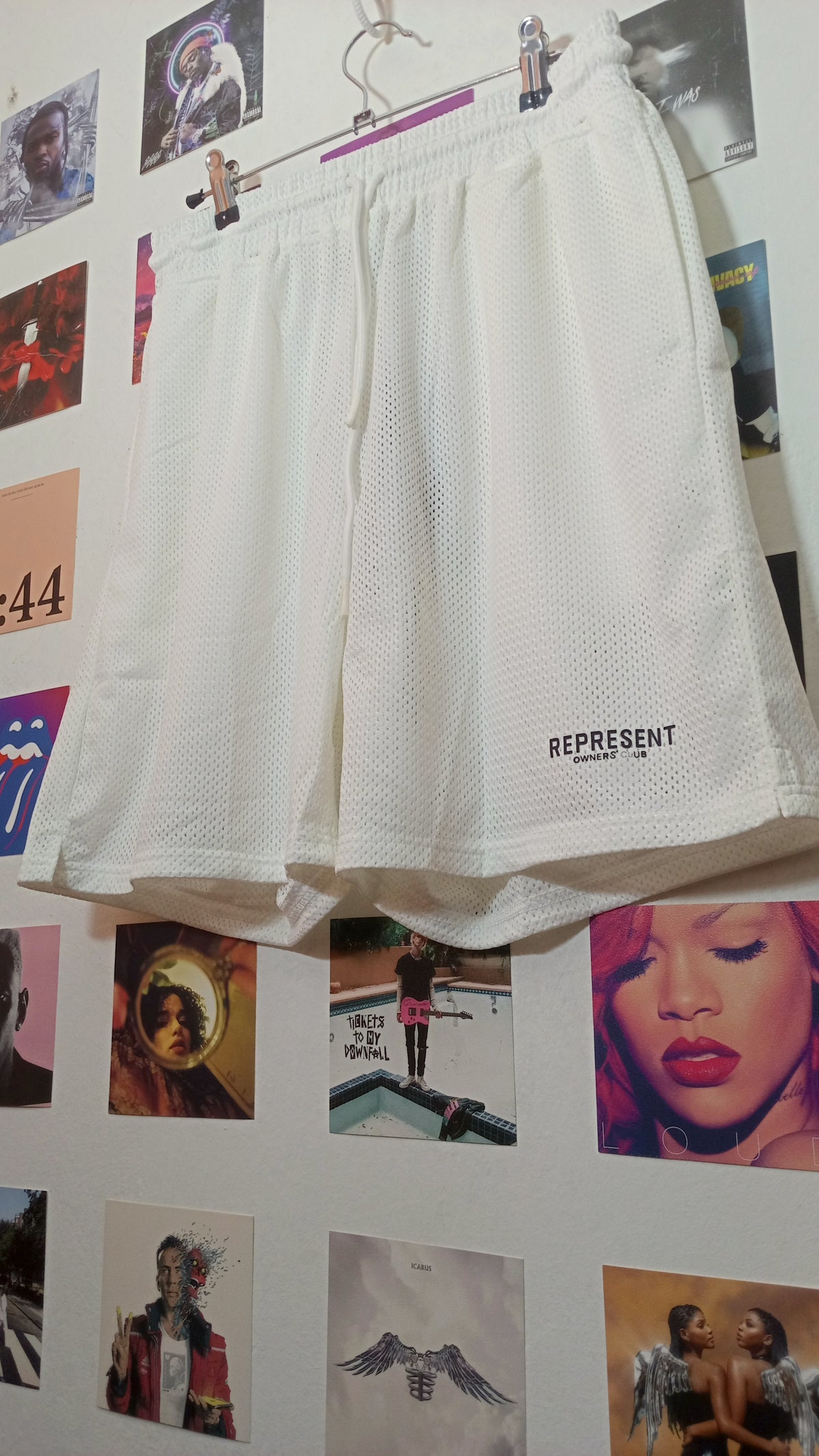 Represent Owners Club Mesh Short - Blanco