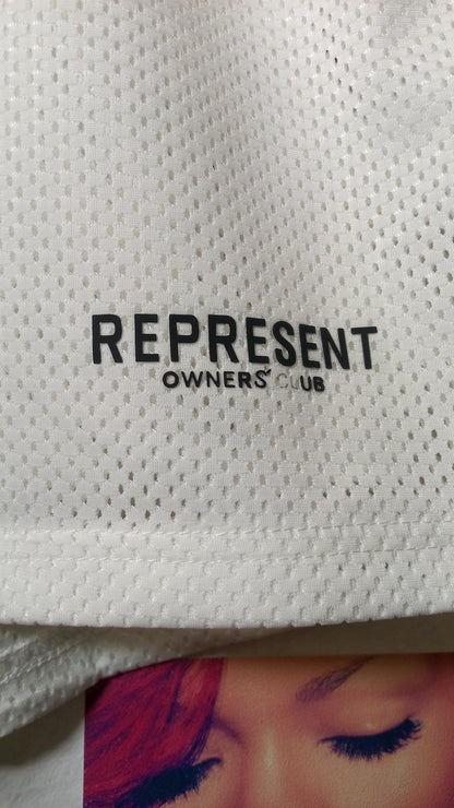 Represent Owners Club Mesh Short - Blanco