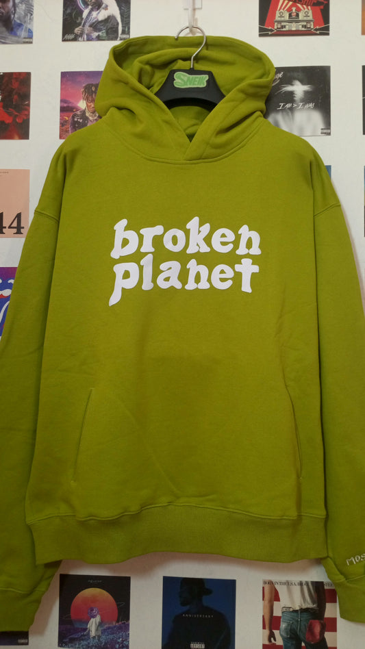 Broken Planet Hoodie - Verde Musgo
