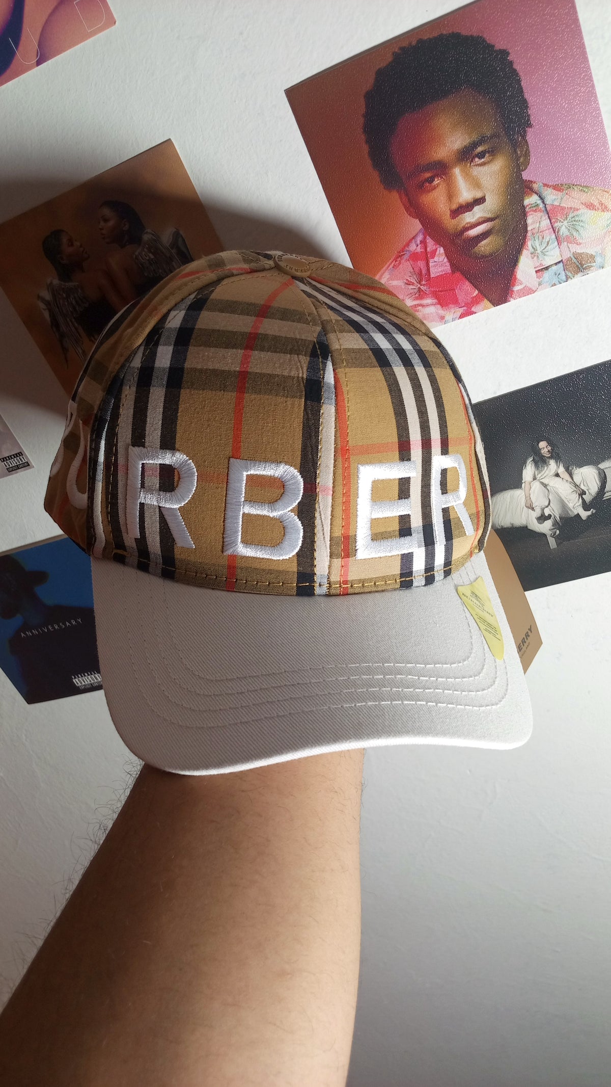 Burberry Tartán Gorra