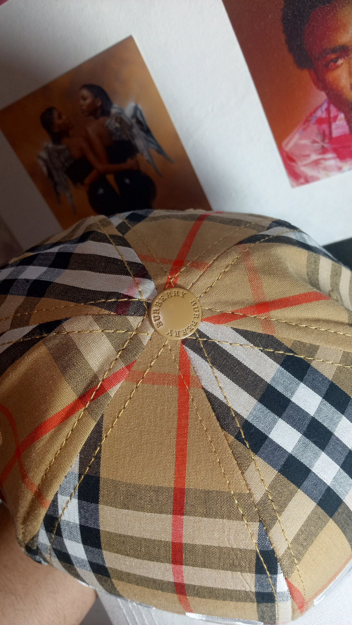 Burberry Tartán Gorra