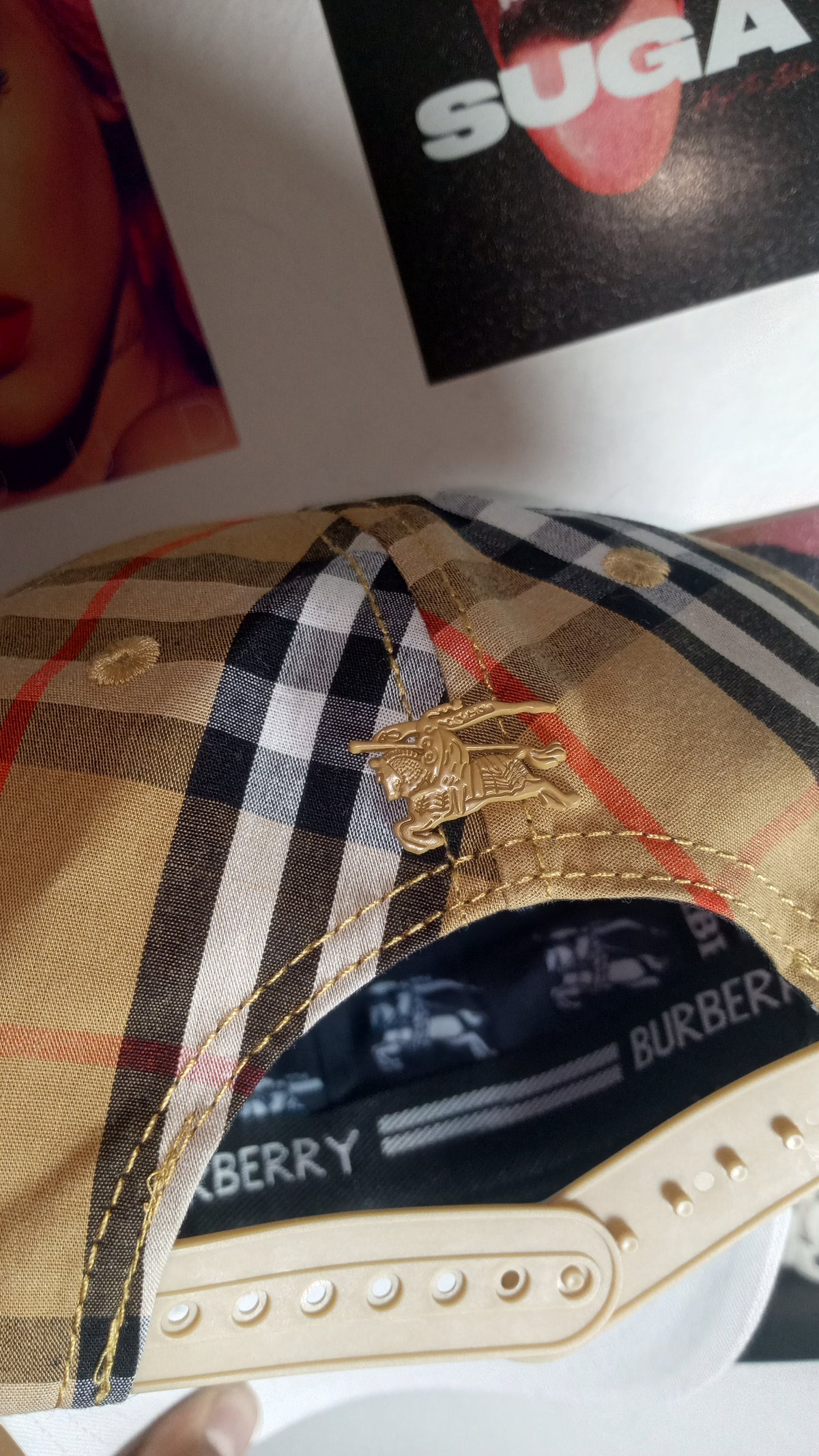 Burberry Tartán Gorra