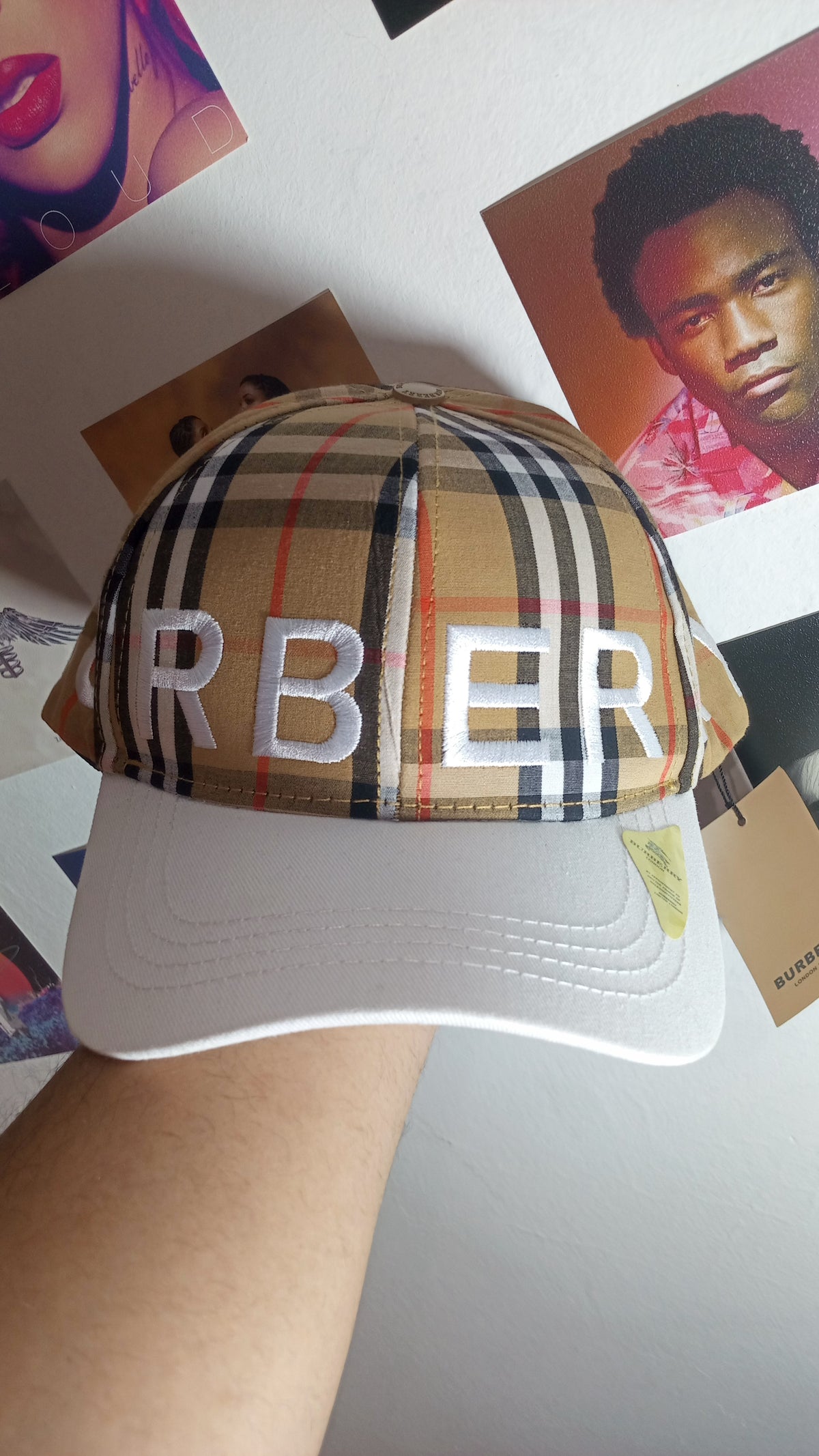 Burberry Tartán Gorra