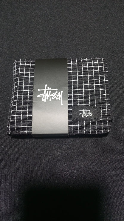 Stussy Grid Billetera - Negro
