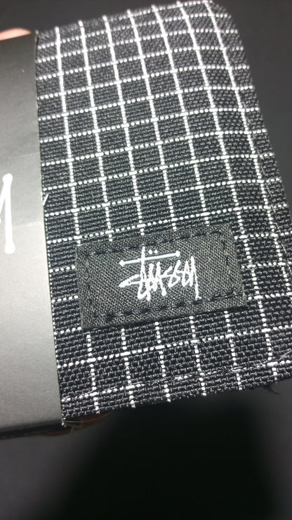 Stussy Grid Billetera - Negro